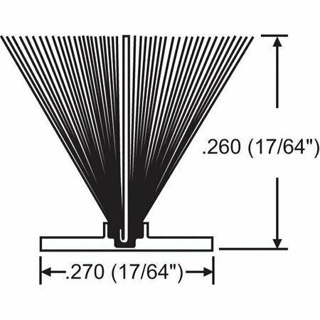 STRYBUC .270 X .260 Weatherstripping 63-113